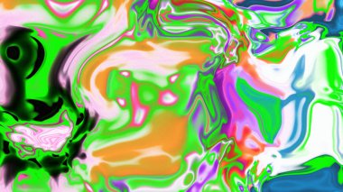 Organik Akış ile Akışkan Mermer Doku, Dalgalı Yapısı ile Soyut Sıvı Desen, Yumuşak Dönüşümlü Erimiş Yüzey Tasarımı, Mermer Efektli Psikedelik Girdap Dokuları