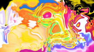 Organik Akış ile Akışkan Mermer Doku, Dalgalı Yapısı ile Soyut Sıvı Desen, Yumuşak Dönüşümlü Erimiş Yüzey Tasarımı, Mermer Efektli Psikedelik Girdap Dokuları