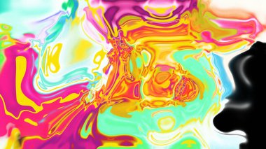 Organik Akış ile Akışkan Mermer Doku, Dalgalı Yapısı ile Soyut Sıvı Desen, Yumuşak Dönüşümlü Erimiş Yüzey Tasarımı, Mermer Efektli Psikedelik Girdap Dokuları