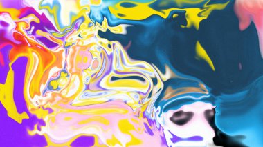 Organik Akış ile Akışkan Mermer Doku, Dalgalı Yapısı ile Soyut Sıvı Desen, Yumuşak Dönüşümlü Erimiş Yüzey Tasarımı, Mermer Efektli Psikedelik Girdap Dokuları