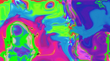 Organik Akış ile Akışkan Mermer Doku, Dalgalı Yapısı ile Soyut Sıvı Desen, Yumuşak Dönüşümlü Erimiş Yüzey Tasarımı, Mermer Efektli Psikedelik Girdap Dokuları