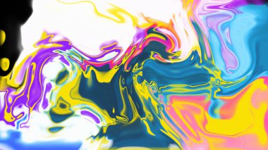 Organik Akış ile Akışkan Mermer Doku, Dalgalı Yapısı ile Soyut Sıvı Desen, Yumuşak Dönüşümlü Erimiş Yüzey Tasarımı, Mermer Efektli Psikedelik Girdap Dokuları