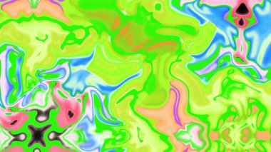 Organik Akış ile Akışkan Mermer Doku, Dalgalı Yapısı ile Soyut Sıvı Desen, Yumuşak Dönüşümlü Erimiş Yüzey Tasarımı, Mermer Efektli Psikedelik Girdap Dokuları