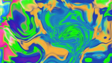 Organik Akış ile Akışkan Mermer Doku, Dalgalı Yapısı ile Soyut Sıvı Desen, Yumuşak Dönüşümlü Erimiş Yüzey Tasarımı, Mermer Efektli Psikedelik Girdap Dokuları