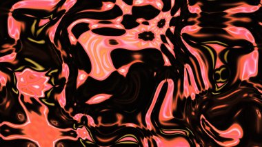 Organik Akış ile Akışkan Mermer Doku, Dalgalı Yapısı ile Soyut Sıvı Desen, Yumuşak Dönüşümlü Erimiş Yüzey Tasarımı, Mermer Efektli Psikedelik Girdap Dokuları