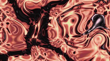 Organik Akış ile Akışkan Mermer Doku, Dalgalı Yapısı ile Soyut Sıvı Desen, Yumuşak Dönüşümlü Erimiş Yüzey Tasarımı, Mermer Efektli Psikedelik Girdap Dokuları