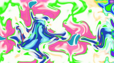 Organik Akış ile Akışkan Mermer Doku, Dalgalı Yapısı ile Soyut Sıvı Desen, Yumuşak Dönüşümlü Erimiş Yüzey Tasarımı, Mermer Efektli Psikedelik Girdap Dokuları