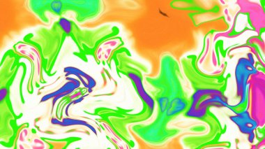 Organik Akış ile Akışkan Mermer Doku, Dalgalı Yapısı ile Soyut Sıvı Desen, Yumuşak Dönüşümlü Erimiş Yüzey Tasarımı, Mermer Efektli Psikedelik Girdap Dokuları