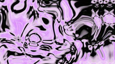 Organik Akış ile Akışkan Mermer Doku, Dalgalı Yapısı ile Soyut Sıvı Desen, Yumuşak Dönüşümlü Erimiş Yüzey Tasarımı, Mermer Efektli Psikedelik Girdap Dokuları