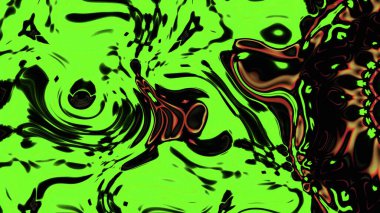 Organik Akış ile Akışkan Mermer Doku, Dalgalı Yapısı ile Soyut Sıvı Desen, Yumuşak Dönüşümlü Erimiş Yüzey Tasarımı, Mermer Efektli Psikedelik Girdap Dokuları