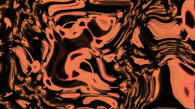 Organik Akış ile Akışkan Mermer Doku, Dalgalı Yapısı ile Soyut Sıvı Desen, Yumuşak Dönüşümlü Erimiş Yüzey Tasarımı, Mermer Efektli Psikedelik Girdap Dokuları