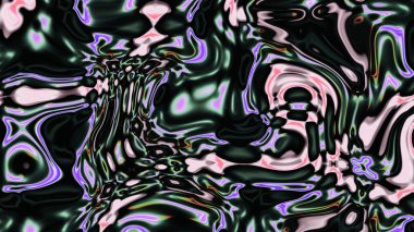 Organik Akış ile Akışkan Mermer Doku, Dalgalı Yapısı ile Soyut Sıvı Desen, Yumuşak Dönüşümlü Erimiş Yüzey Tasarımı, Mermer Efektli Psikedelik Girdap Dokuları