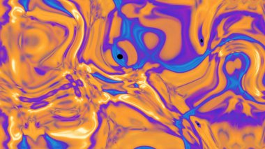 Organik Akış ile Akışkan Mermer Doku, Dalgalı Yapısı ile Soyut Sıvı Desen, Yumuşak Dönüşümlü Erimiş Yüzey Tasarımı, Mermer Efektli Psikedelik Girdap Dokuları