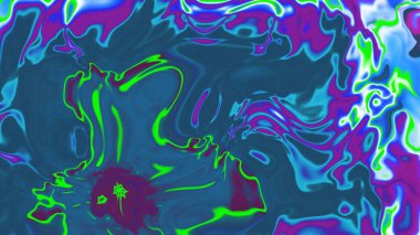 Organik Akış ile Akışkan Mermer Doku, Dalgalı Yapısı ile Soyut Sıvı Desen, Yumuşak Dönüşümlü Erimiş Yüzey Tasarımı, Mermer Efektli Psikedelik Girdap Dokuları