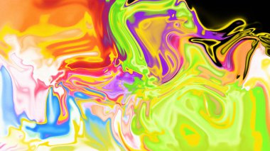 Organik Akış ile Akışkan Mermer Doku, Dalgalı Yapısı ile Soyut Sıvı Desen, Yumuşak Dönüşümlü Erimiş Yüzey Tasarımı, Mermer Efektli Psikedelik Girdap Dokuları