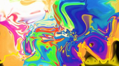 Organik Akış ile Akışkan Mermer Doku, Dalgalı Yapısı ile Soyut Sıvı Desen, Yumuşak Dönüşümlü Erimiş Yüzey Tasarımı, Mermer Efektli Psikedelik Girdap Dokuları