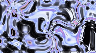 Organik Akış ile Akışkan Mermer Doku, Dalgalı Yapısı ile Soyut Sıvı Desen, Yumuşak Dönüşümlü Erimiş Yüzey Tasarımı, Mermer Efektli Psikedelik Girdap Dokuları