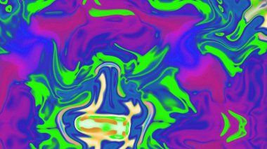 Organik Akış ile Akışkan Mermer Doku, Dalgalı Yapısı ile Soyut Sıvı Desen, Yumuşak Dönüşümlü Erimiş Yüzey Tasarımı, Mermer Efektli Psikedelik Girdap Dokuları