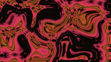 Organik Akış ile Akışkan Mermer Doku, Dalgalı Yapısı ile Soyut Sıvı Desen, Yumuşak Dönüşümlü Erimiş Yüzey Tasarımı, Mermer Efektli Psikedelik Girdap Dokuları