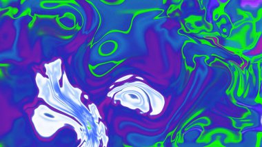 Organik Akış ile Akışkan Mermer Doku, Dalgalı Yapısı ile Soyut Sıvı Desen, Yumuşak Dönüşümlü Erimiş Yüzey Tasarımı, Mermer Efektli Psikedelik Girdap Dokuları
