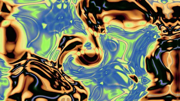 Organik Akış ile Akışkan Mermer Doku, Dalgalı Yapısı ile Soyut Sıvı Desen, Yumuşak Dönüşümlü Erimiş Yüzey Tasarımı, Mermer Efektli Psikedelik Girdap Dokuları