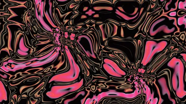 Organik Akış ile Akışkan Mermer Doku, Dalgalı Yapısı ile Soyut Sıvı Desen, Yumuşak Dönüşümlü Erimiş Yüzey Tasarımı, Mermer Efektli Psikedelik Girdap Dokuları