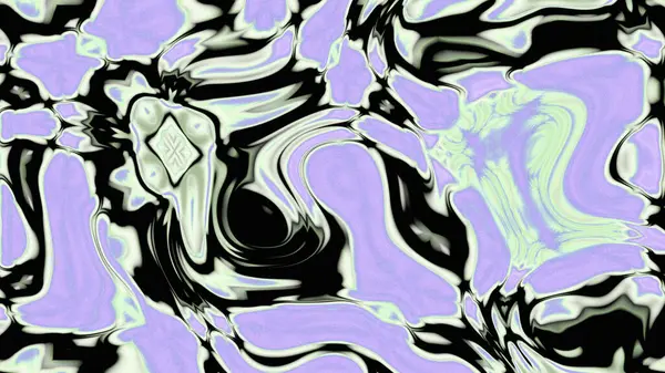 Organik Akış ile Akışkan Mermer Doku, Dalgalı Yapısı ile Soyut Sıvı Desen, Yumuşak Dönüşümlü Erimiş Yüzey Tasarımı, Mermer Efektli Psikedelik Girdap Dokuları