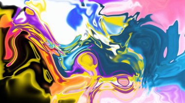 Organik Akış ile Akışkan Mermer Doku, Dalgalı Yapısı ile Soyut Sıvı Desen, Yumuşak Dönüşümlü Erimiş Yüzey Tasarımı, Mermer Efektli Psikedelik Girdap Dokuları