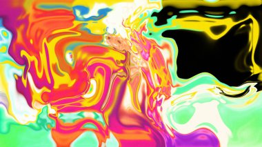 Organik Akış ile Akışkan Mermer Doku, Dalgalı Yapısı ile Soyut Sıvı Desen, Yumuşak Dönüşümlü Erimiş Yüzey Tasarımı, Mermer Efektli Psikedelik Girdap Dokuları