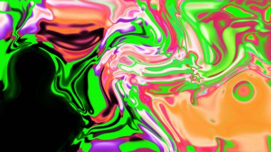 Organik Akış ile Akışkan Mermer Doku, Dalgalı Yapısı ile Soyut Sıvı Desen, Yumuşak Dönüşümlü Erimiş Yüzey Tasarımı, Mermer Efektli Psikedelik Girdap Dokuları