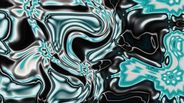 Organik Akış ile Akışkan Mermer Doku, Dalgalı Yapısı ile Soyut Sıvı Desen, Yumuşak Dönüşümlü Erimiş Yüzey Tasarımı, Mermer Efektli Psikedelik Girdap Dokuları
