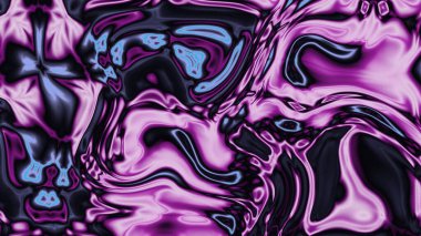 Organik Akış ile Akışkan Mermer Doku, Dalgalı Yapısı ile Soyut Sıvı Desen, Yumuşak Dönüşümlü Erimiş Yüzey Tasarımı, Mermer Efektli Psikedelik Girdap Dokuları