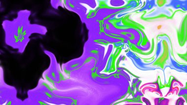 Organik Akış ile Akışkan Mermer Doku, Dalgalı Yapısı ile Soyut Sıvı Desen, Yumuşak Dönüşümlü Erimiş Yüzey Tasarımı, Mermer Efektli Psikedelik Girdap Dokuları