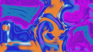 Organik Akış ile Akışkan Mermer Doku, Dalgalı Yapısı ile Soyut Sıvı Desen, Yumuşak Dönüşümlü Erimiş Yüzey Tasarımı, Mermer Efektli Psikedelik Girdap Dokuları