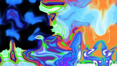 Organik Akış ile Akışkan Mermer Doku, Dalgalı Yapısı ile Soyut Sıvı Desen, Yumuşak Dönüşümlü Erimiş Yüzey Tasarımı, Mermer Efektli Psikedelik Girdap Dokuları