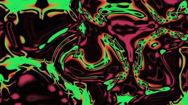 Organik Akış ile Akışkan Mermer Doku, Dalgalı Yapısı ile Soyut Sıvı Desen, Yumuşak Dönüşümlü Erimiş Yüzey Tasarımı, Mermer Efektli Psikedelik Girdap Dokuları