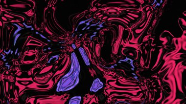 Organik Akış ile Akışkan Mermer Doku, Dalgalı Yapısı ile Soyut Sıvı Desen, Yumuşak Dönüşümlü Erimiş Yüzey Tasarımı, Mermer Efektli Psikedelik Girdap Dokuları