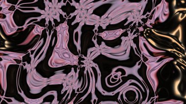 Organik Akış ile Akışkan Mermer Doku, Dalgalı Yapısı ile Soyut Sıvı Desen, Yumuşak Dönüşümlü Erimiş Yüzey Tasarımı, Mermer Efektli Psikedelik Girdap Dokuları