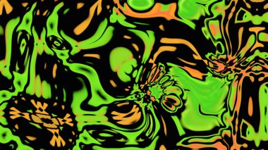 Organik Akış ile Akışkan Mermer Doku, Dalgalı Yapısı ile Soyut Sıvı Desen, Yumuşak Dönüşümlü Erimiş Yüzey Tasarımı, Mermer Efektli Psikedelik Girdap Dokuları