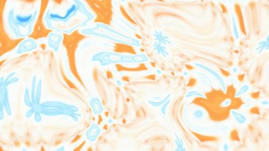 Organik Akış ile Akışkan Mermer Doku, Dalgalı Yapısı ile Soyut Sıvı Desen, Yumuşak Dönüşümlü Erimiş Yüzey Tasarımı, Mermer Efektli Psikedelik Girdap Dokuları