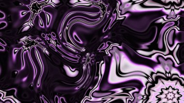 Organik Akış ile Akışkan Mermer Doku, Dalgalı Yapısı ile Soyut Sıvı Desen, Yumuşak Dönüşümlü Erimiş Yüzey Tasarımı, Mermer Efektli Psikedelik Girdap Dokuları
