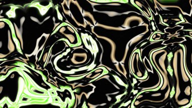 Organik Akış ile Akışkan Mermer Doku, Dalgalı Yapısı ile Soyut Sıvı Desen, Yumuşak Dönüşümlü Erimiş Yüzey Tasarımı, Mermer Efektli Psikedelik Girdap Dokuları