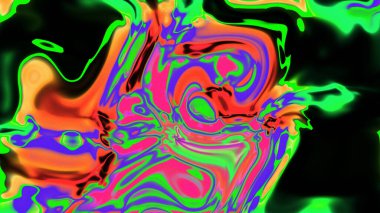 Organik Akış ile Akışkan Mermer Doku, Dalgalı Yapısı ile Soyut Sıvı Desen, Yumuşak Dönüşümlü Erimiş Yüzey Tasarımı, Mermer Efektli Psikedelik Girdap Dokuları