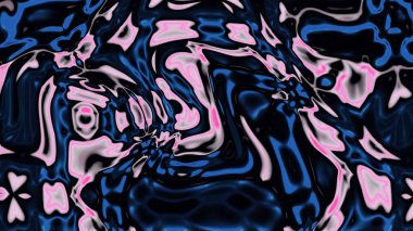 Organik Akış ile Akışkan Mermer Doku, Dalgalı Yapısı ile Soyut Sıvı Desen, Yumuşak Dönüşümlü Erimiş Yüzey Tasarımı, Mermer Efektli Psikedelik Girdap Dokuları