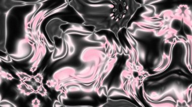 Organik Akış ile Akışkan Mermer Doku, Dalgalı Yapısı ile Soyut Sıvı Desen, Yumuşak Dönüşümlü Erimiş Yüzey Tasarımı, Mermer Efektli Psikedelik Girdap Dokuları