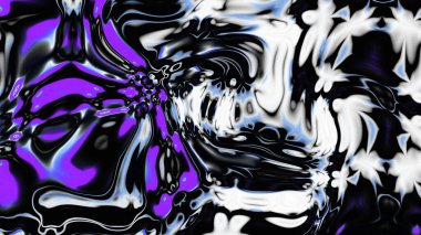 Organik Akış ile Akışkan Mermer Doku, Dalgalı Yapısı ile Soyut Sıvı Desen, Yumuşak Dönüşümlü Erimiş Yüzey Tasarımı, Mermer Efektli Psikedelik Girdap Dokuları
