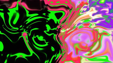 Organik Akış ile Akışkan Mermer Doku, Dalgalı Yapısı ile Soyut Sıvı Desen, Yumuşak Dönüşümlü Erimiş Yüzey Tasarımı, Mermer Efektli Psikedelik Girdap Dokuları