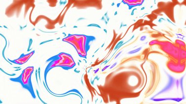 Organik Akış ile Akışkan Mermer Doku, Dalgalı Yapısı ile Soyut Sıvı Desen, Yumuşak Dönüşümlü Erimiş Yüzey Tasarımı, Mermer Efektli Psikedelik Girdap Dokuları