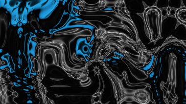 Organik Akış ile Akışkan Mermer Doku, Dalgalı Yapısı ile Soyut Sıvı Desen, Yumuşak Dönüşümlü Erimiş Yüzey Tasarımı, Mermer Efektli Psikedelik Girdap Dokuları