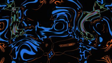 Organik Akış ile Akışkan Mermer Doku, Dalgalı Yapısı ile Soyut Sıvı Desen, Yumuşak Dönüşümlü Erimiş Yüzey Tasarımı, Mermer Efektli Psikedelik Girdap Dokuları